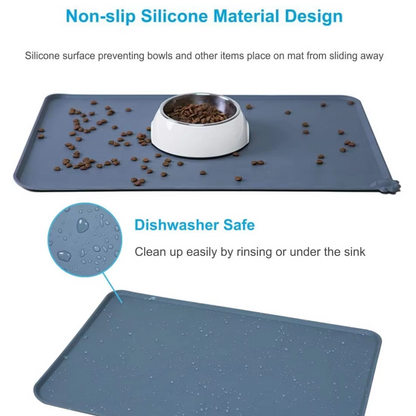 Waterproof Pet Feeding Mat Anti-Slip Floor Protector