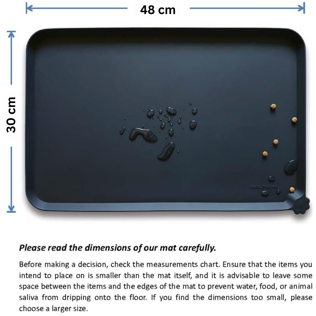 Waterproof Pet Feeding Mat Anti-Slip Floor Protector