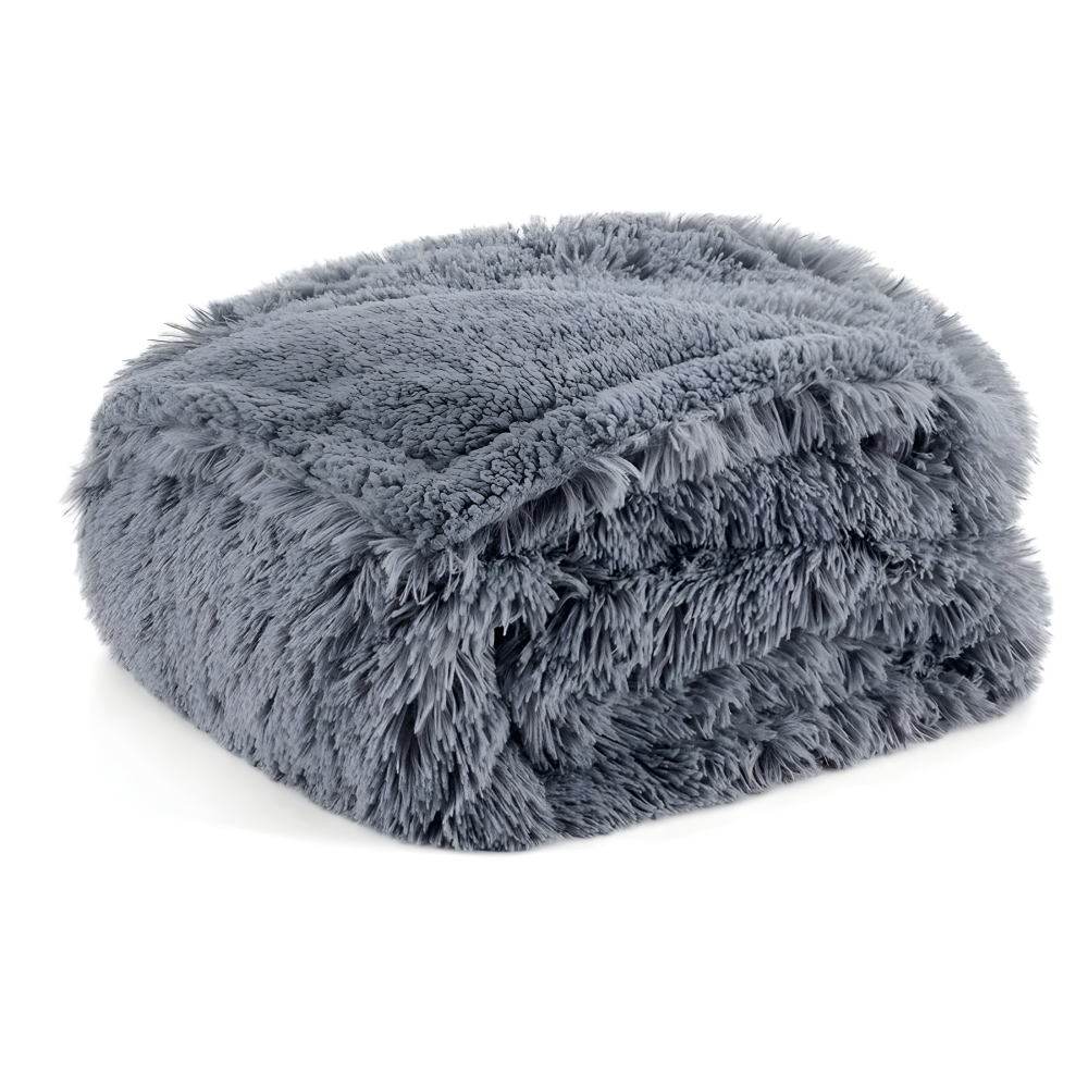 Waterproof Plush Throw Blanket Soft Microfiber Cozy Sofa Blanket