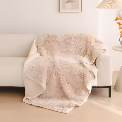 Waterproof Plush Throw Blanket Soft Microfiber Cozy Sofa Blanket