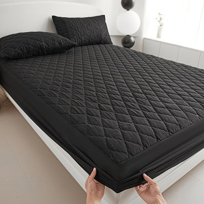 Waterproof Quilted Mattress Protector Soft Breathable Bed Cover