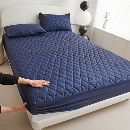 Waterproof Quilted Mattress Protector Soft Breathable Bed Cover