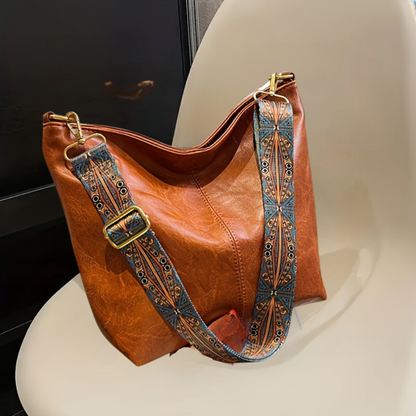 Waterproof Retro Shoulder Bag Geometric Crossbody Handbag