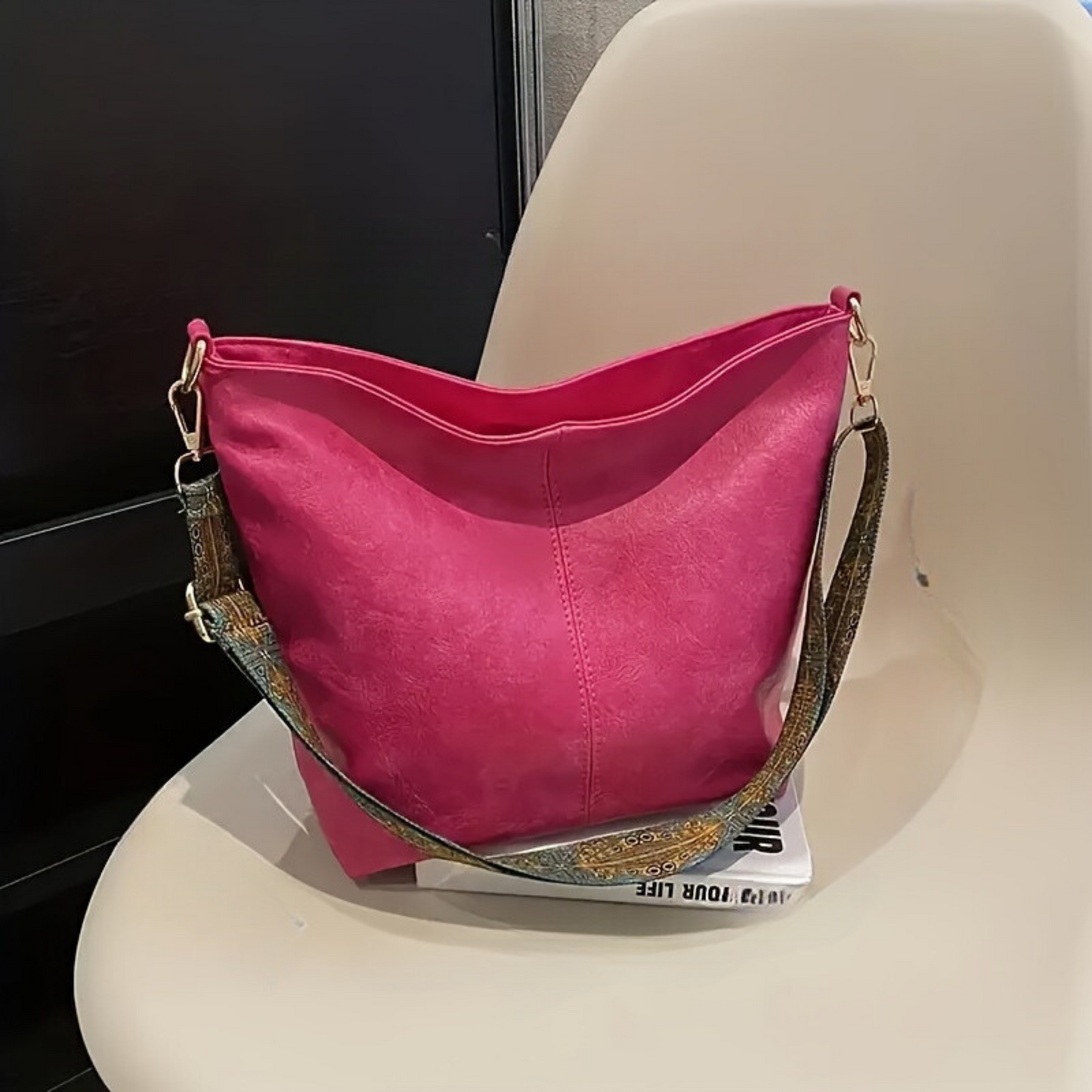 Waterproof Retro Shoulder Bag Geometric Crossbody Handbag