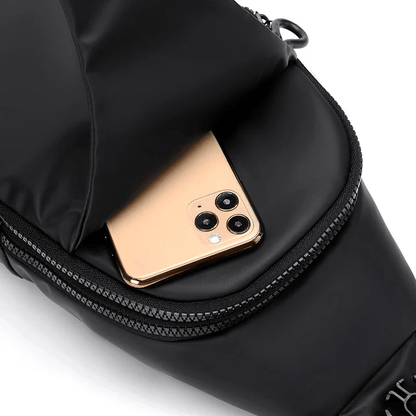 Waterproof Shoulder Bag Crossbody Travel Sling Bag USB Charging