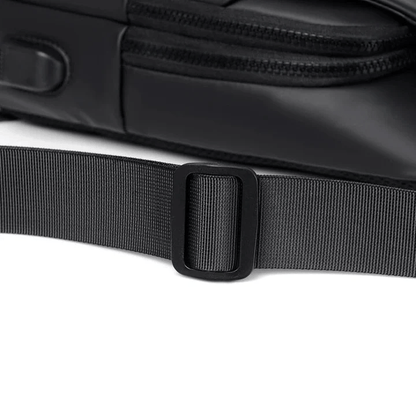 Waterproof Shoulder Bag Crossbody Travel Sling Bag USB Charging
