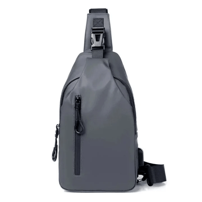 Waterproof Shoulder Bag Crossbody Travel Sling Bag USB Charging