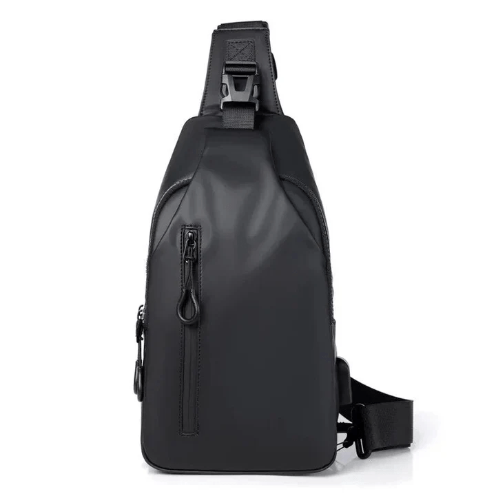 Waterproof Shoulder Bag Crossbody Travel Sling Bag USB Charging