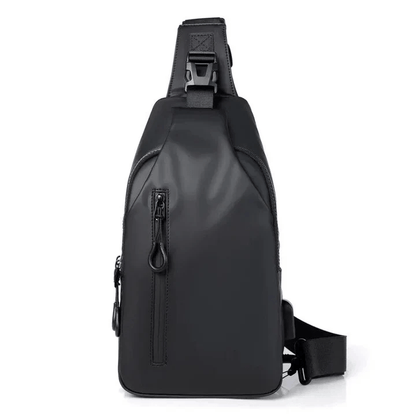 Waterproof Shoulder Bag Crossbody Travel Sling Bag USB Charging