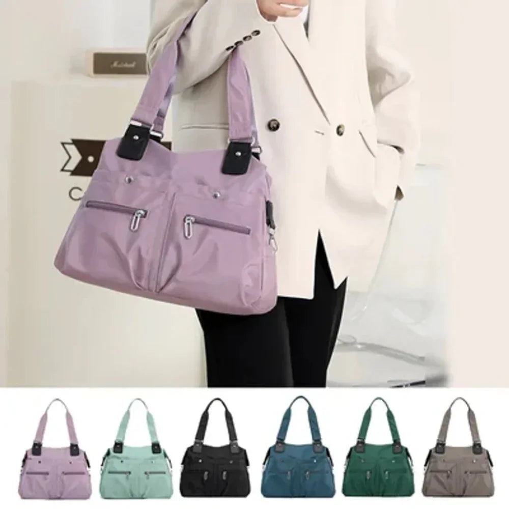 Waterproof Shoulder Bag Organized Daily Use Travel Work Tote