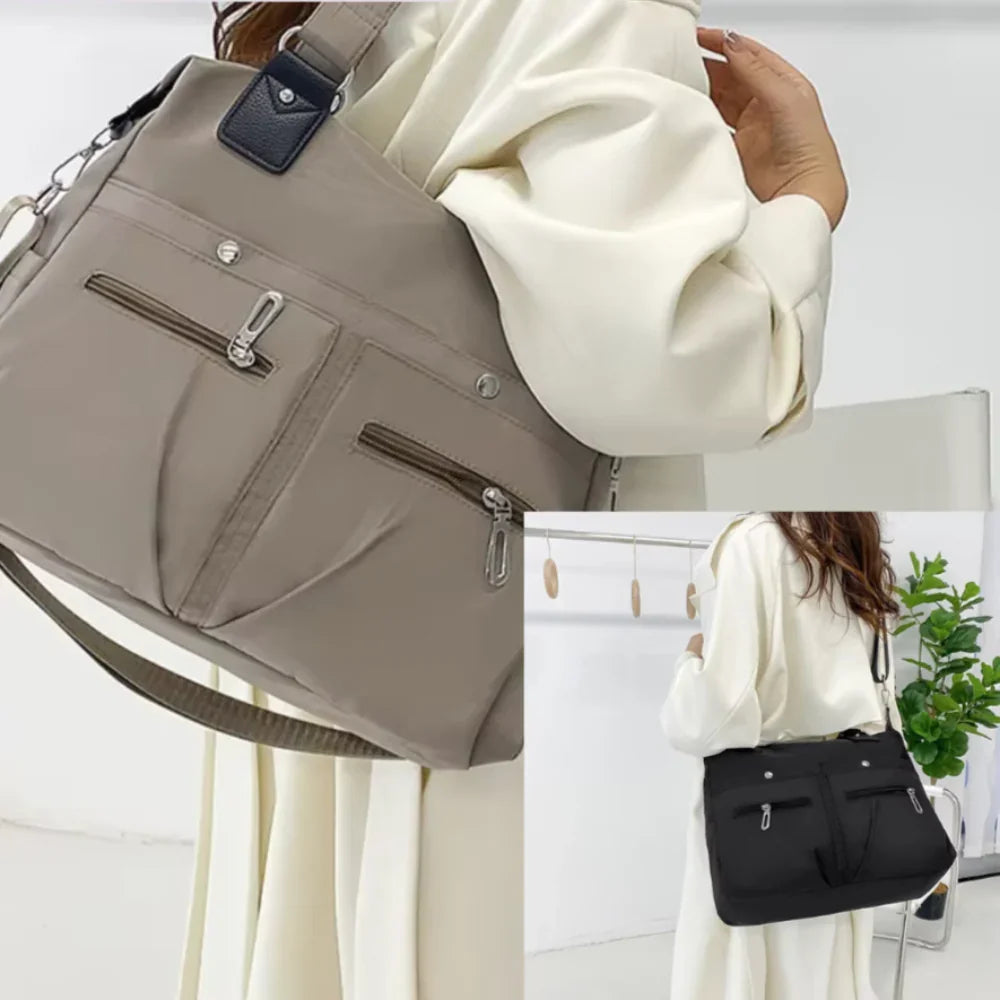 Waterproof Shoulder Bag Organized Daily Use Travel Work Tote