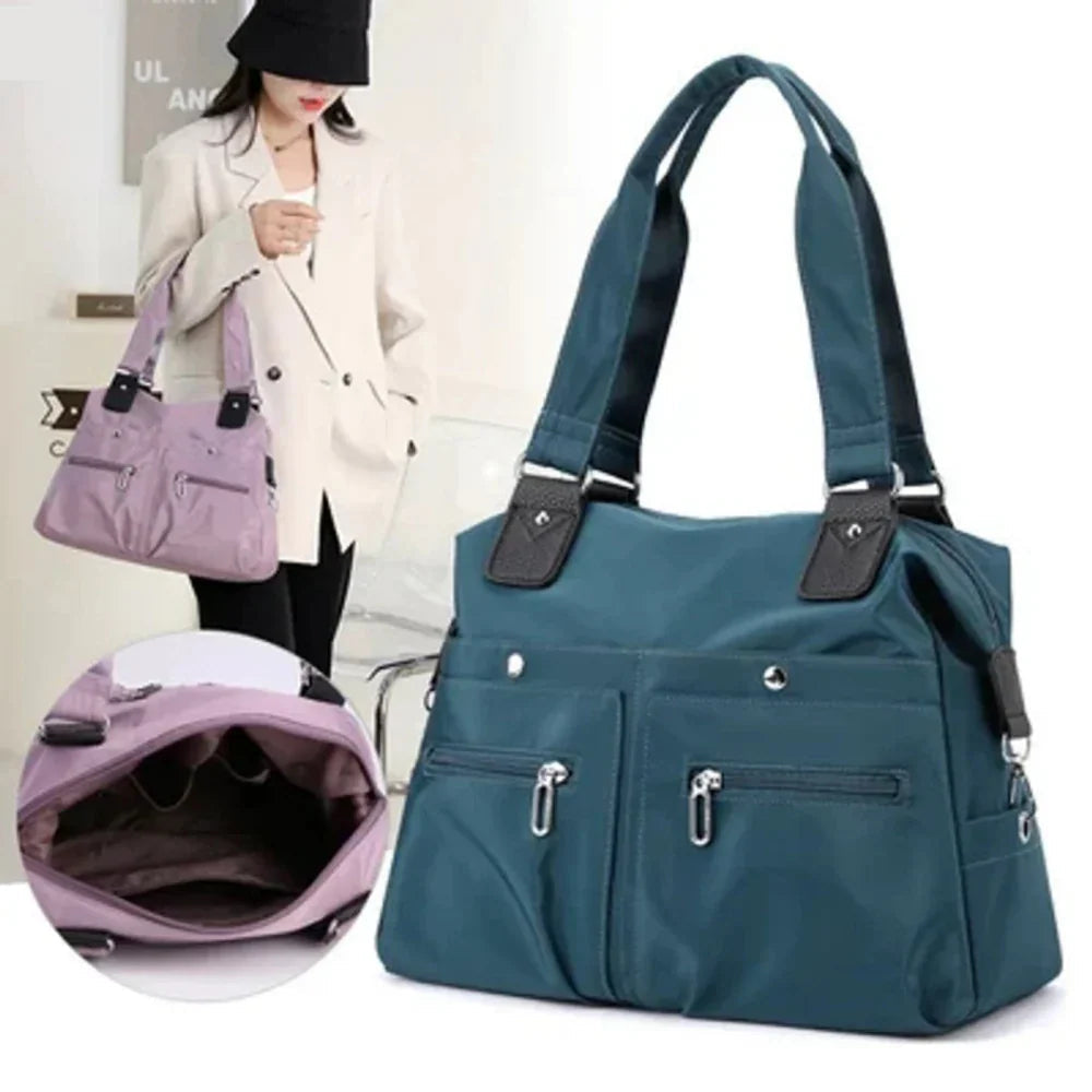 Waterproof Shoulder Bag Organized Daily Use Travel Work Tote