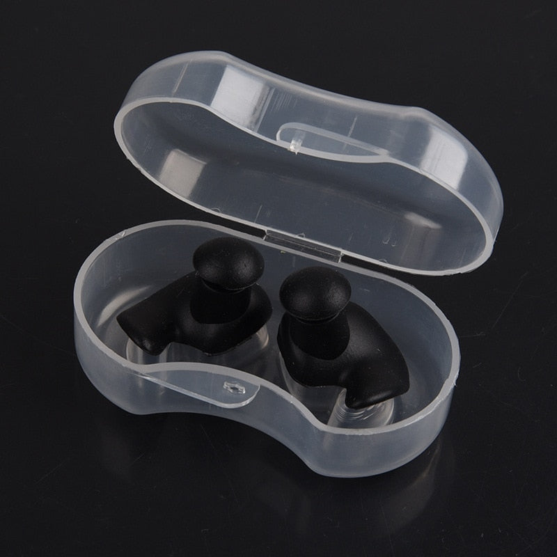 Waterproof Silicone Swim Ear Plugs Ergonomic Swimming Ear Protection Comfortable Reusable Earbuds