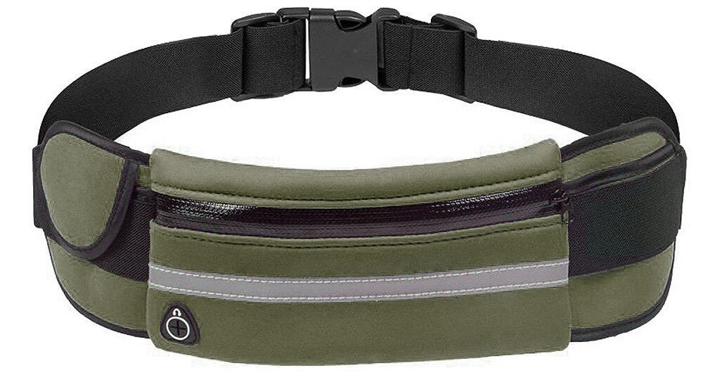 Waterproof Sports Waist Bag Adjustable Running Belt Phone Holder Outdoor