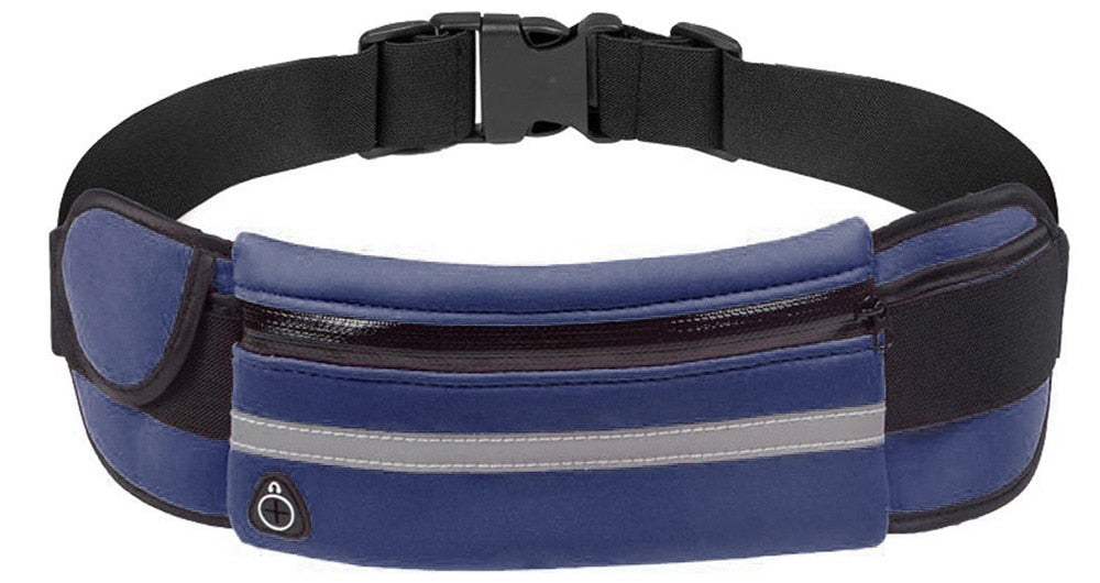 Waterproof Sports Waist Bag Adjustable Running Belt Phone Holder Outdoor