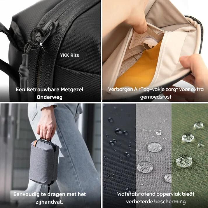 Waterproof Tech Organizer Pouch Cable Storage Travel Bag