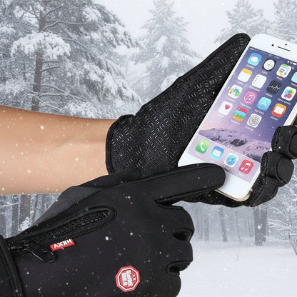 Waterproof Thermal Ski Gloves Touchscreen Winter Gloves