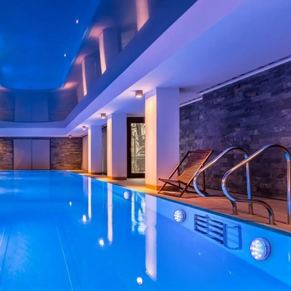 Waterproof Underwater LED Pool Lights Rechargeable