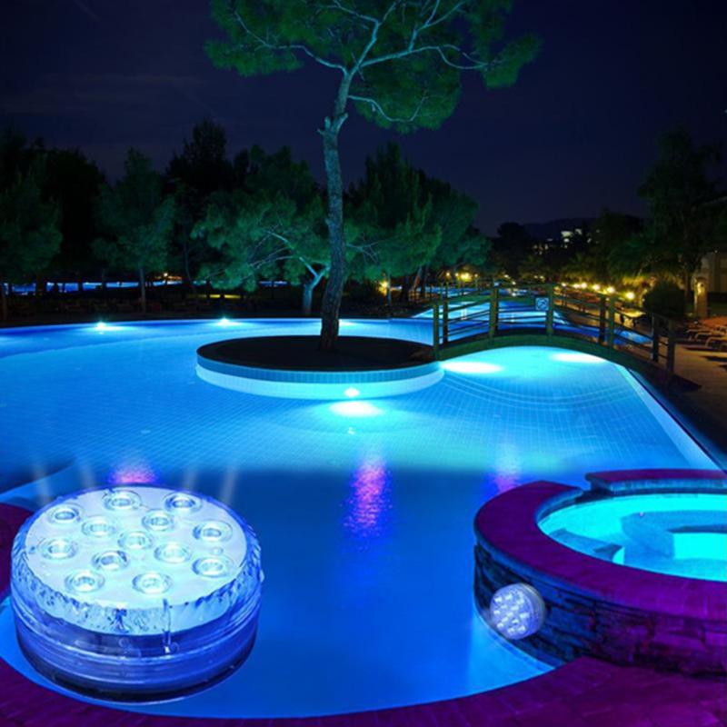 Waterproof Underwater LED Pool Lights Rechargeable