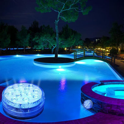Waterproof Underwater LED Pool Lights Rechargeable