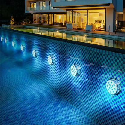 Waterproof Underwater LED Pool Lights Rechargeable