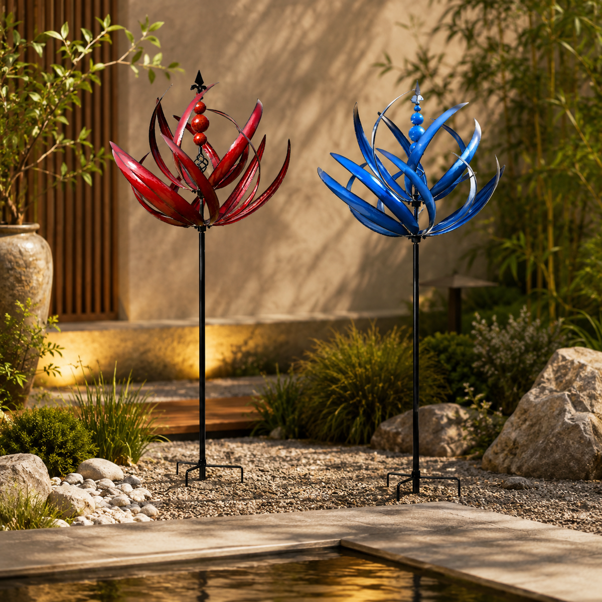 Weatherproof Hanging Wind Spinner Garden Decoration