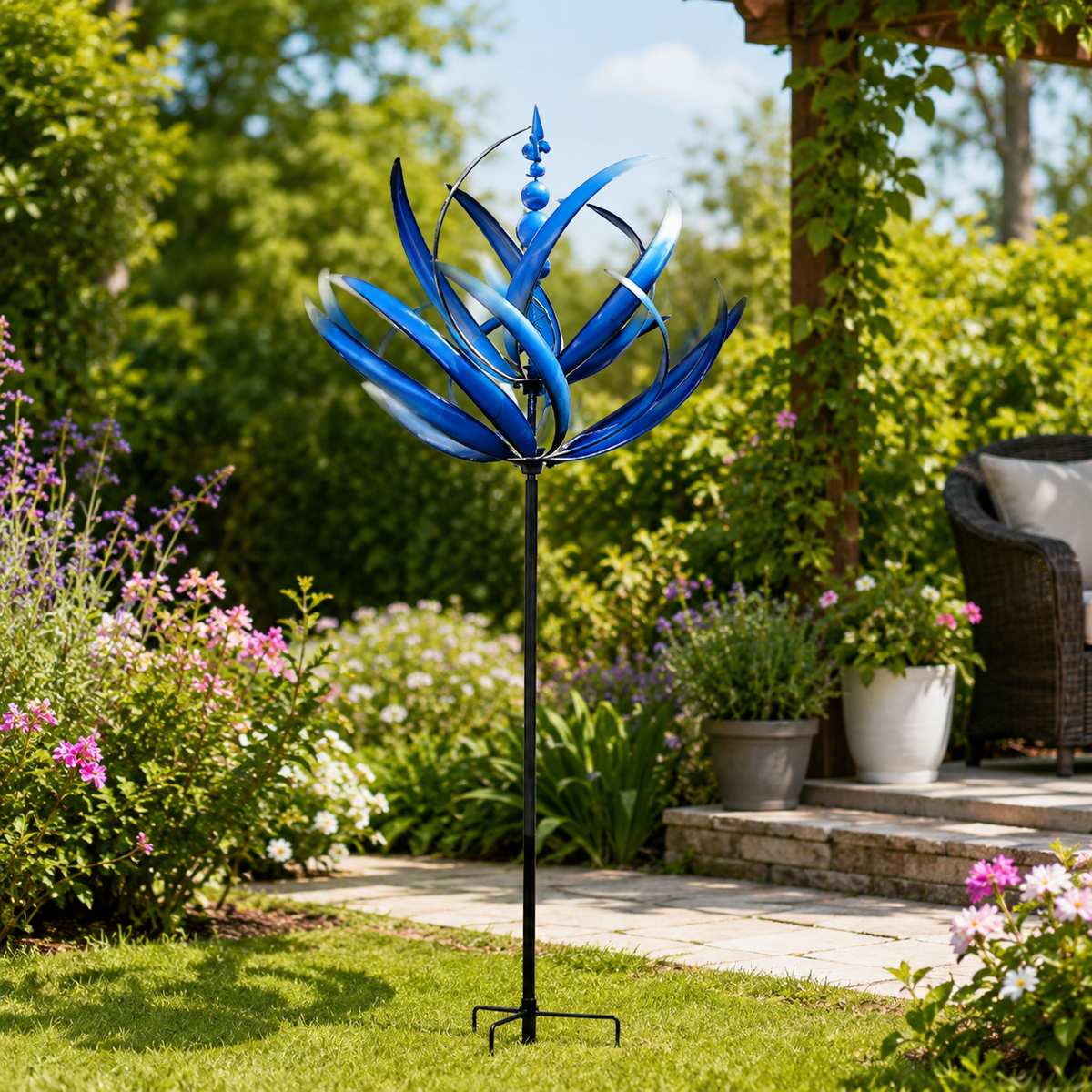 Weatherproof Hanging Wind Spinner Garden Decoration