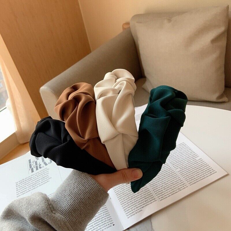 Wide Knotted Headband Womens Soft Fashion Hair Accessory