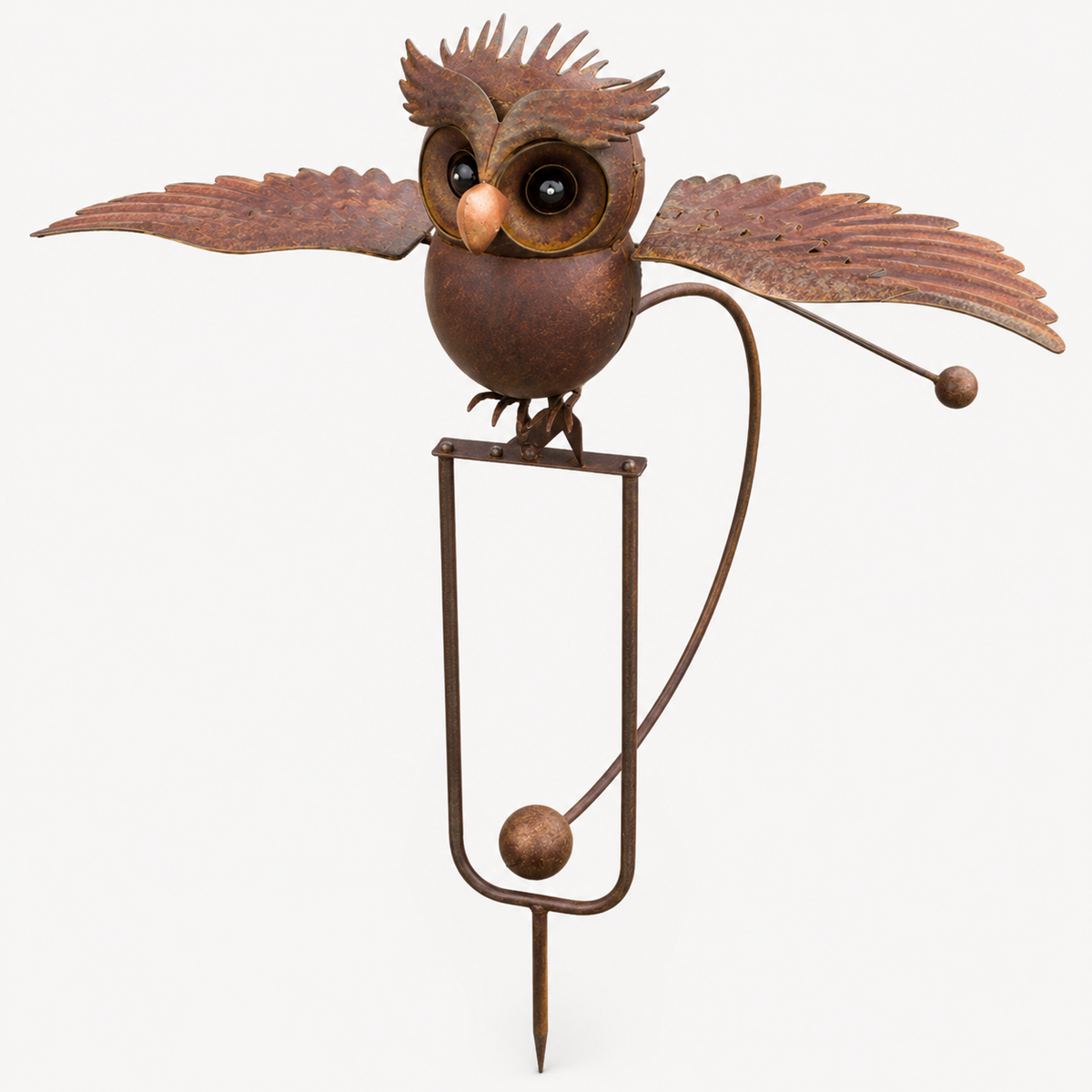 Wind Responsive Garden Bird Decoration with Flapping Wings