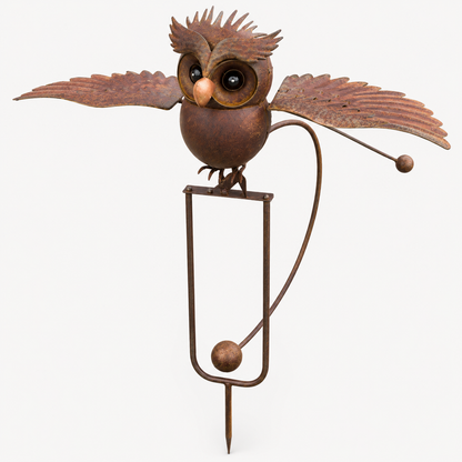 Wind Responsive Garden Bird Decoration with Flapping Wings