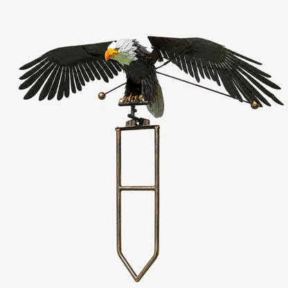 Wind Responsive Garden Bird Decoration with Flapping Wings