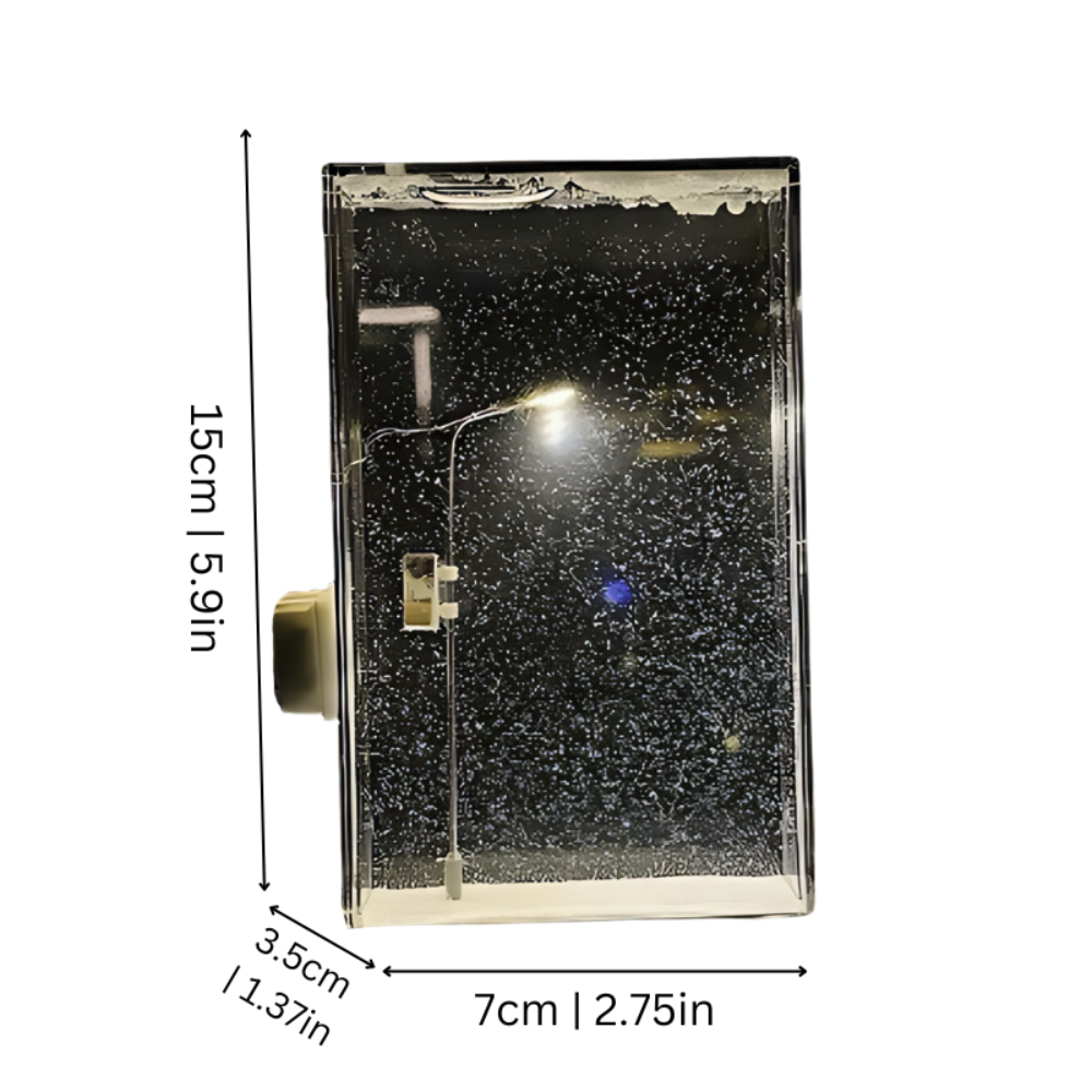 Winter Snowfall LED Decorative Lamp for Cozy Indoor Ambient Lighting