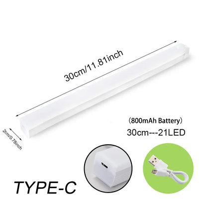 Wireless LED Motion Sensor Night Light Rechargeable Cabinet and Stair Light