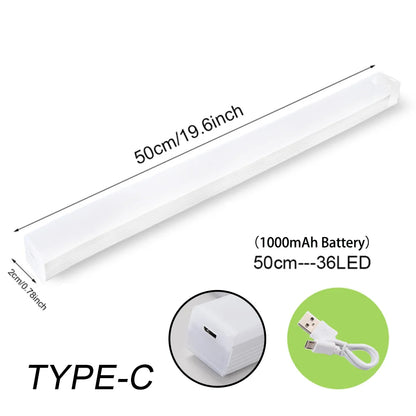 Wireless LED Motion Sensor Night Light Rechargeable Cabinet and Stair Light