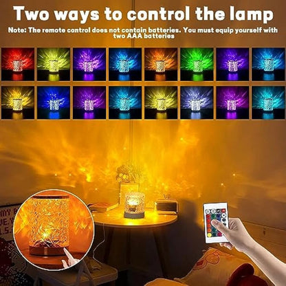 Wireless RGB Mood Lamp with Remote Control for Living Room
