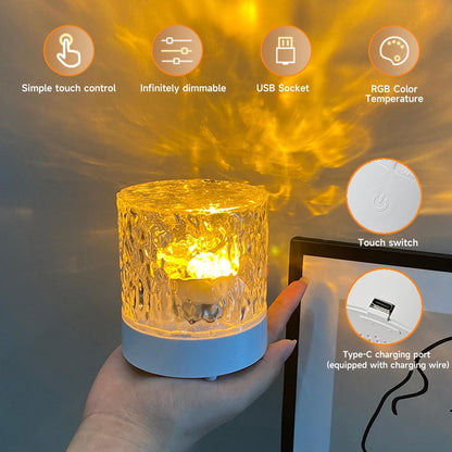 Wireless RGB Mood Lamp with Remote Control for Living Room
