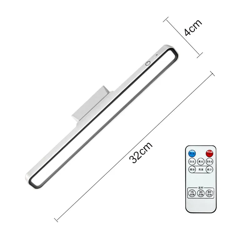 Wireless Rechargeable LED Lamp Adjustable Dimmable Desk Light