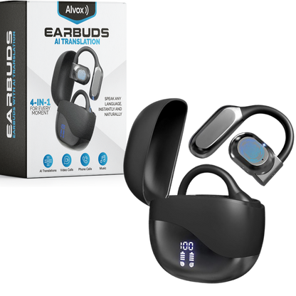 Wireless Translation Earbuds with Type C Charging and 144 Languages