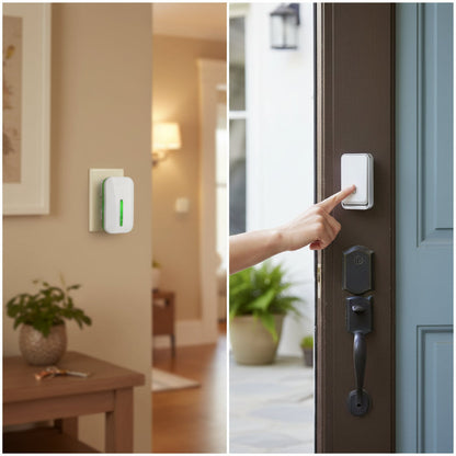 Wireless Waterproof Doorbell Kit with Easy Installation and Receiver