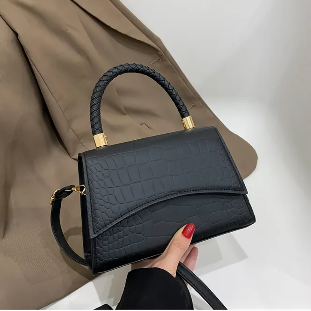 Women PU Leather Handbag Top Handle Crossbody Shoulder Bag