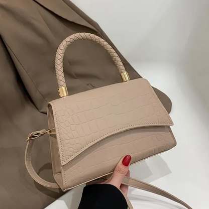 Women PU Leather Handbag Top Handle Crossbody Shoulder Bag