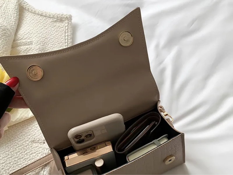 Women PU Leather Handbag Top Handle Crossbody Shoulder Bag
