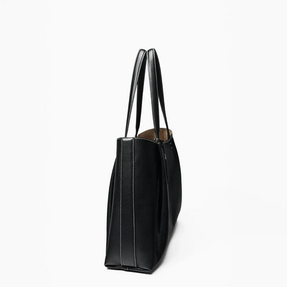 Women Tote Bag Large Capacity PU Leather Shoulder Work Bag