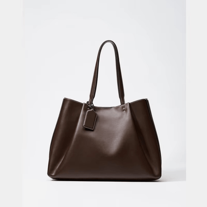 Women Tote Bag Large Capacity PU Leather Shoulder Work Bag