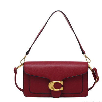 Women Vegan Leather Handbag Luxury Style Everyday Shoulder Bag