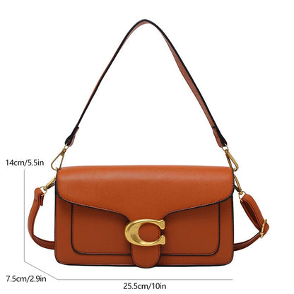 Women Vegan Leather Handbag Luxury Style Everyday Shoulder Bag