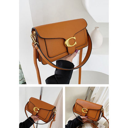 Women Vegan Leather Handbag Luxury Style Everyday Shoulder Bag
