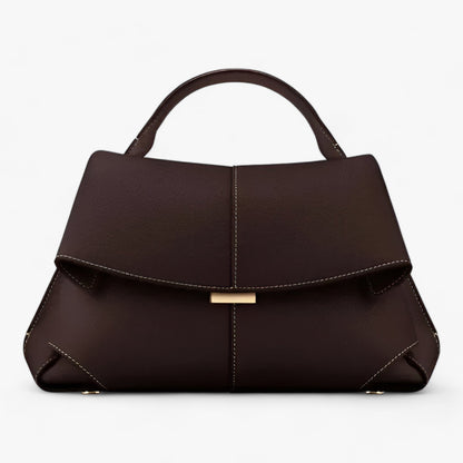 Women Vegan Leather Handbag Roll Design Large Capacity Shoulder Bag