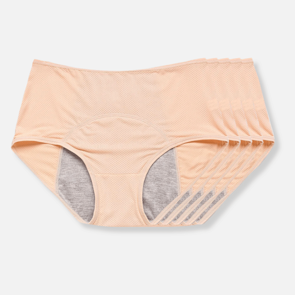 Women's Absorbent Leak Resistant Underwear Soft Protective Briefs