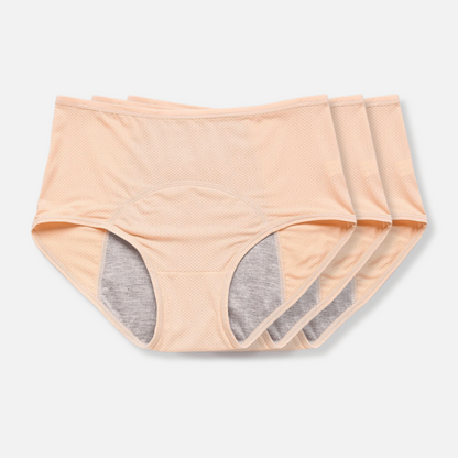 Women's Absorbent Leak Resistant Underwear Soft Protective Briefs